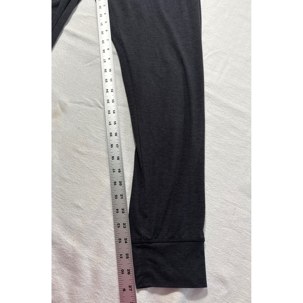 Reebok Womens Gray Heathered Jogger Sweatpants Tapered Athletic Pants Size S - Picture 7 of 7